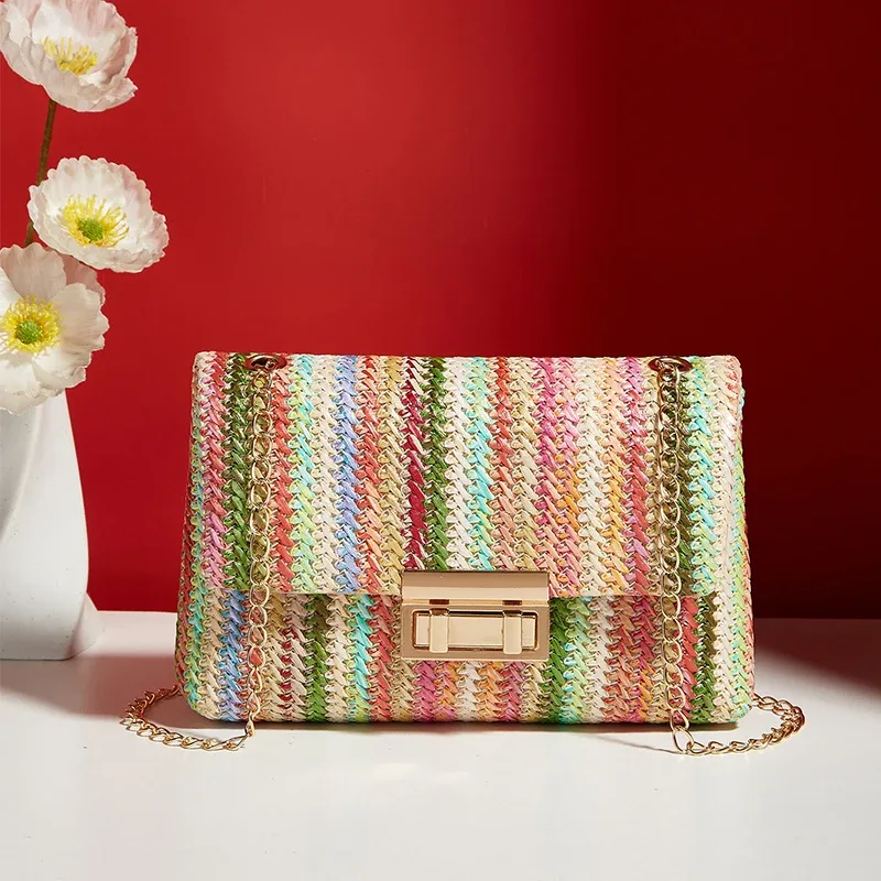 sac à bandoulière pour femmes, sangle en chaîne, accessoire élégant pour banquet, sac à bandoulière pour tenues de jour à nuit