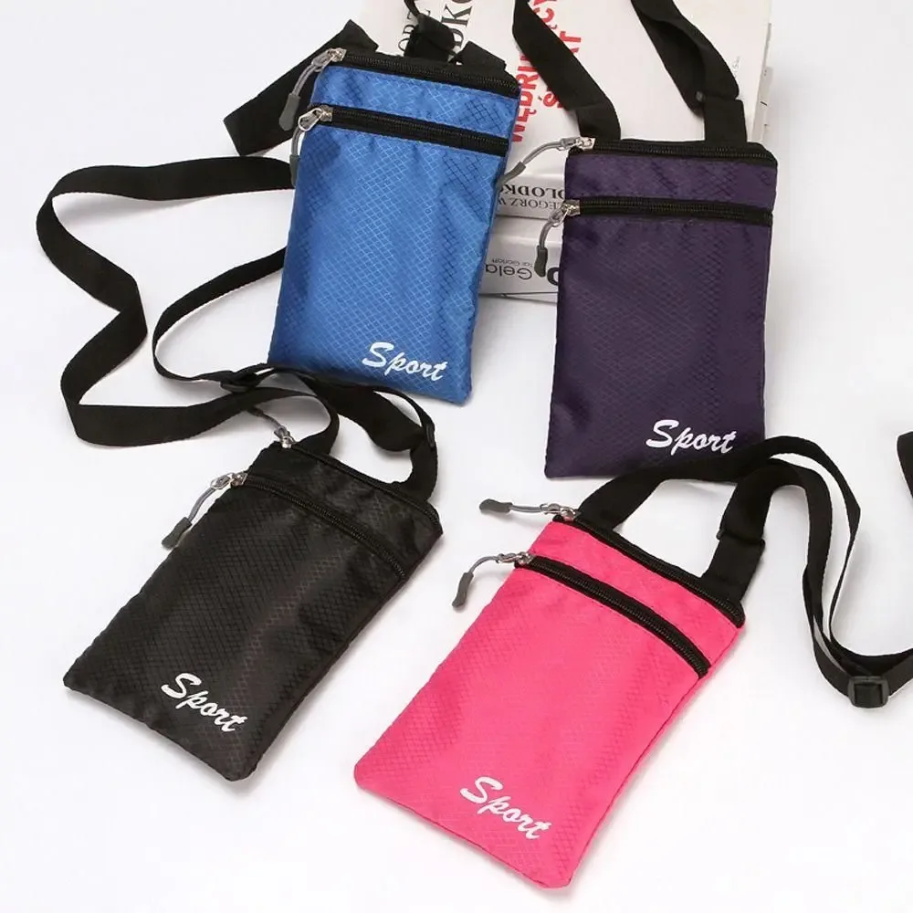 Sac de téléphone solide à la mode, carré simple initié, sacs à bandoulière, sac de confrontation extérieur, porte-monnaie, sac de rangement de lettres