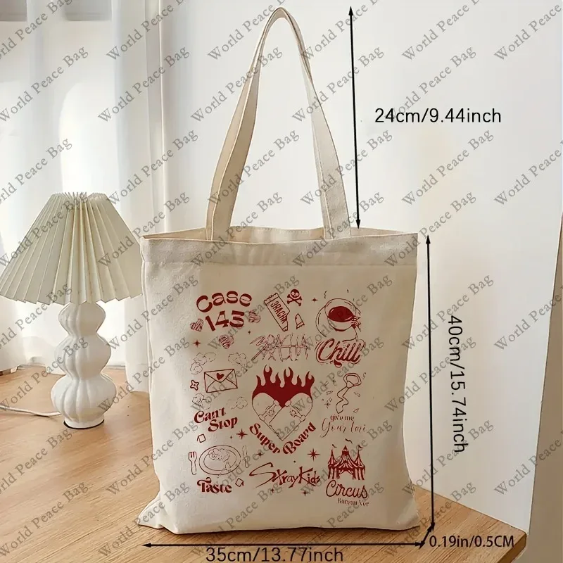 sac voyage toile beige motifs rouges 145 chill super board décoration vintage usage voyage