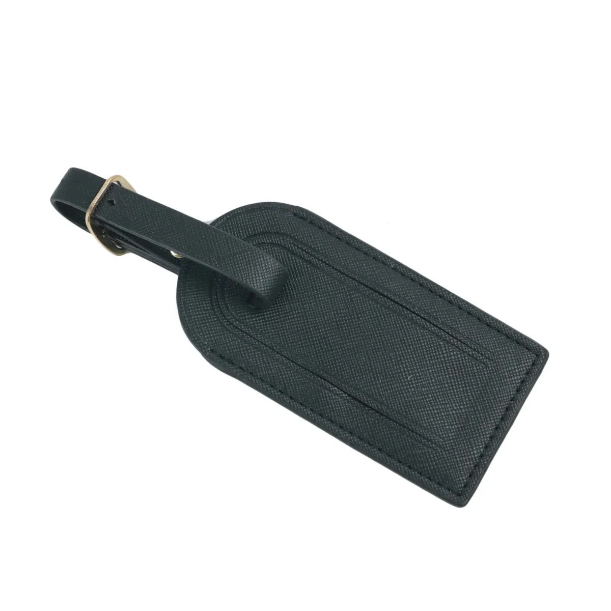 saffiano-couverture de passeport en cuir pu avec nom personnalisé, étiquettes à bagages, porte-passeport, étiquette de valise de voyage, accessoires d'embarquement