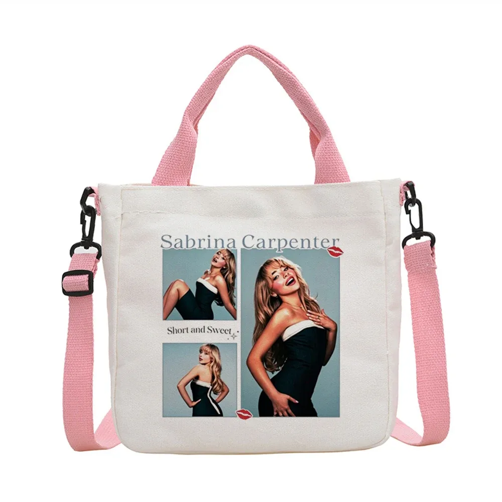 sac fourre-tout sabrina carpenter, sac à bandoulière, sac de shopping y2k, sac cabas, sac fourre-tout pour femme