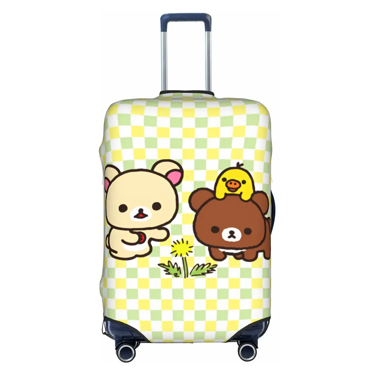 housse de bagage de voyage personnalisée r-rilakkumas, housse de protection élastique pour valise à motif de dessin animé, convient aux valises de 18 à 32 pouces