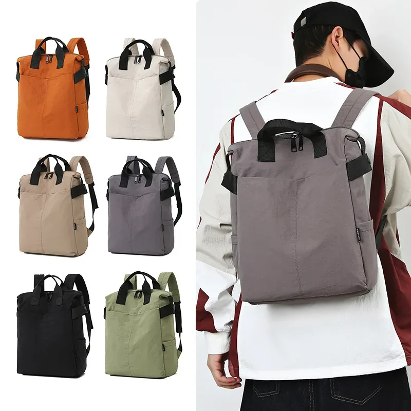 sac à dos simple de style japonais, grande capacité, sac de voyage décontracté, sac d'école pour collégiens, sac pour ordinateur portable pour les trajets quotidiens