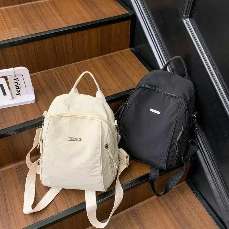 sac à dos coréen tendance de grande capacité, sac léger pour les trajets quotidiens, sac à dos décontracté pour femmes