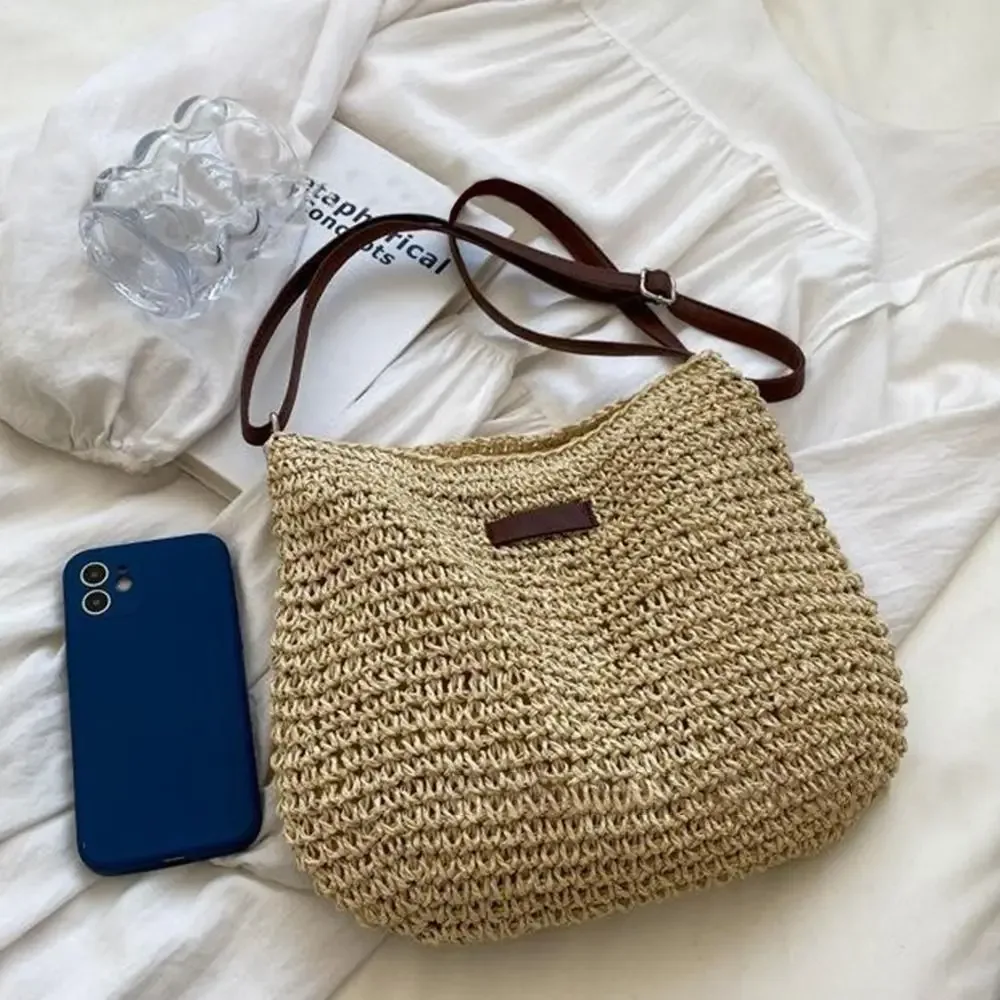 sacs à main pour femmes, sacs tissés en paille, sacs de plage, sacs à main en paille tricotée, sacs à bandoulière
