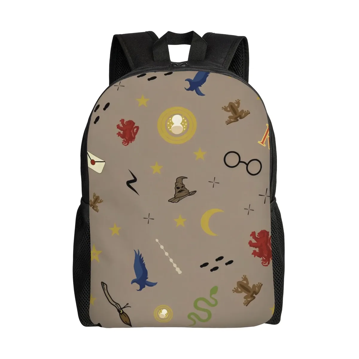 harries movie p-potters magic world sac à dos classique pour femmes, sac d'école pour enfants, sac à dos pour ordinateur portable, sac à bandoulière de voyage pour adolescents
