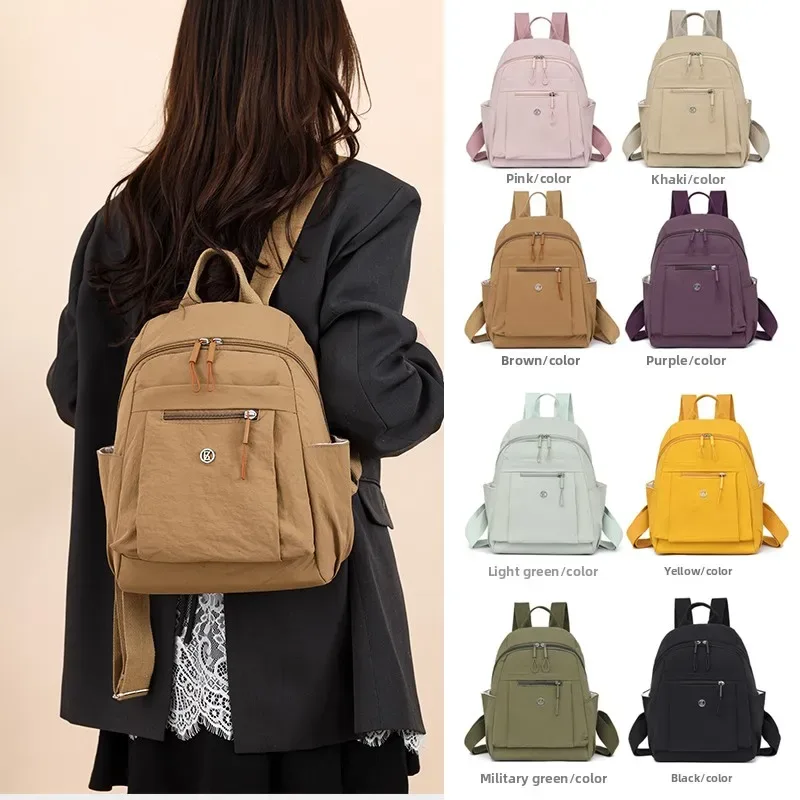 Sac à bandoulière léger et pliable pour femmes, nouveau Style d'été 2025, sac à dos en Nylon, sac à main décontracté