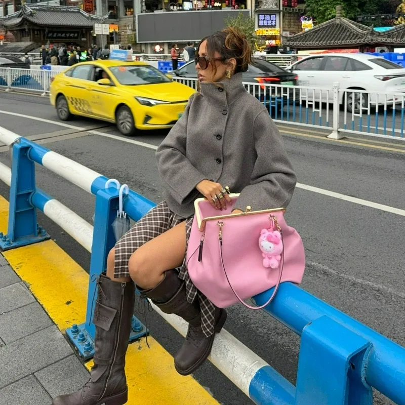 sac à bandoulière de luxe pour femme, design irrégulier exquis, sac à main coquillage, grande capacité, pochette à clip, sac de soirée élégant