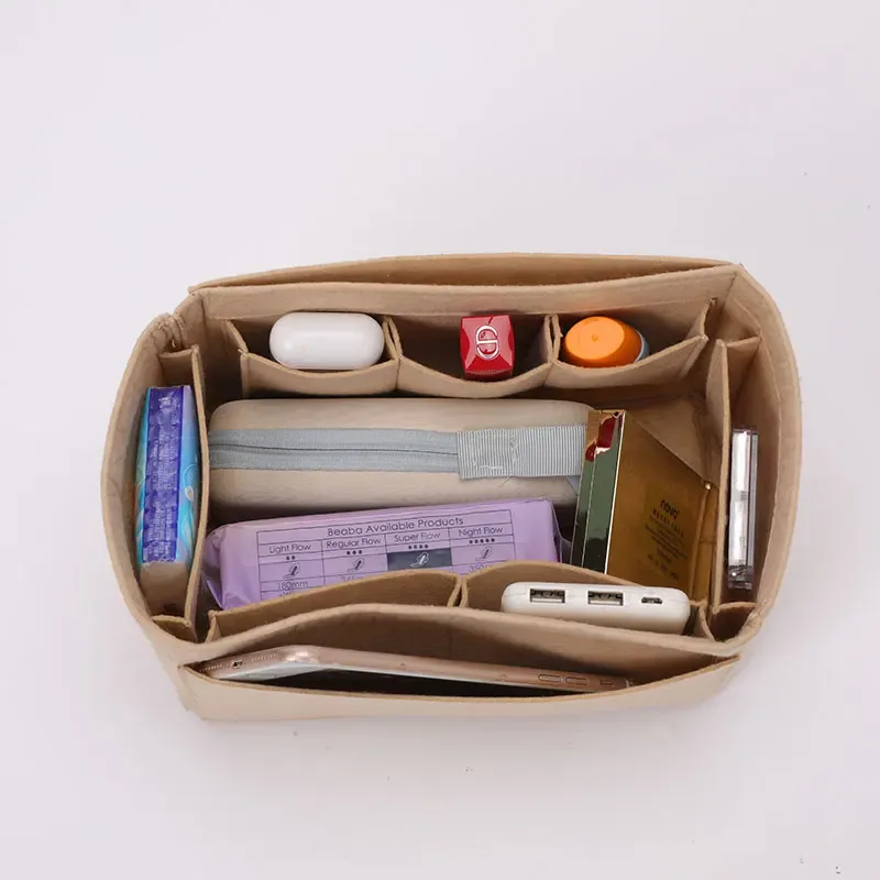 organisateur de sac intérieur pour sac speedy 25 30 35 40 et sac boston pillow, sac de rangement structuré avec doublure de maintien