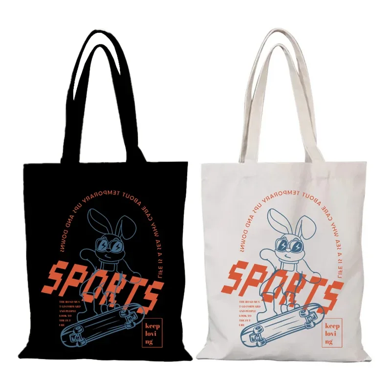 loisirs homme sac fourre-tout mignon nouveaux sacs à main eco sac caractère femmes sac à main dame sacs shopper shopping plage tissu toile épaule