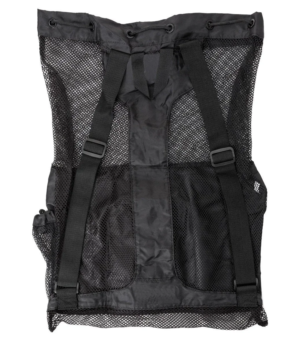 sac à dos momie en maille grande pour équipement de natation, de gymnastique et d'entraînement humide