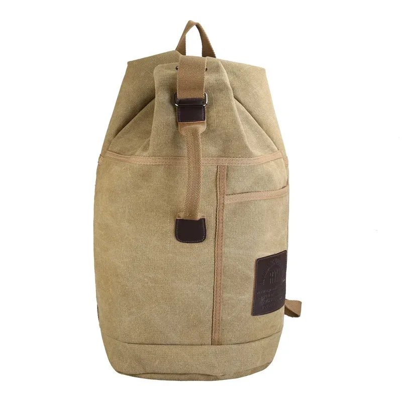 sac de sport en toile pour homme, sac à dos, sac d'école, sacs à dos de voyage, plein air, nouveau, 2024
