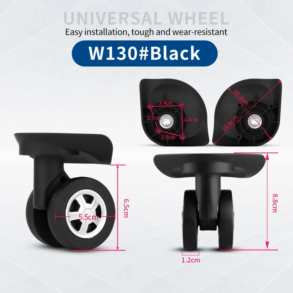 valise à roulettes universelle, accessoires de roue, pièces de rechange pour valise, roue à bagages, entretien universel p