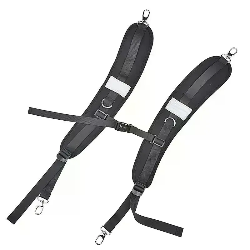 sangles d'épaule réglables pour sac à dos avec bandes réfléchissantes et boucle de poitrine antidérapante pour la randonnée, les trajets quotidiens, l'école et les activités de plein air