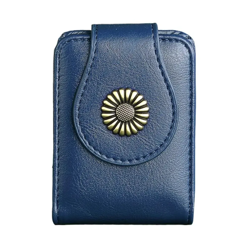 mini trousse à cosmétiques avec miroir en cuir pu, petite pochette de maquillage de voyage, pochette imperméable, organiseur de toilette de poche
