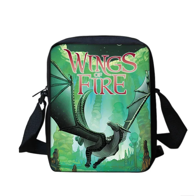 ensemble de sacs de téléphone wings of fire, sac à bandoulière avec sac initié, étui à crayons, boîte à crayons pour étudiants, meilleur cadeau, 2 pièces