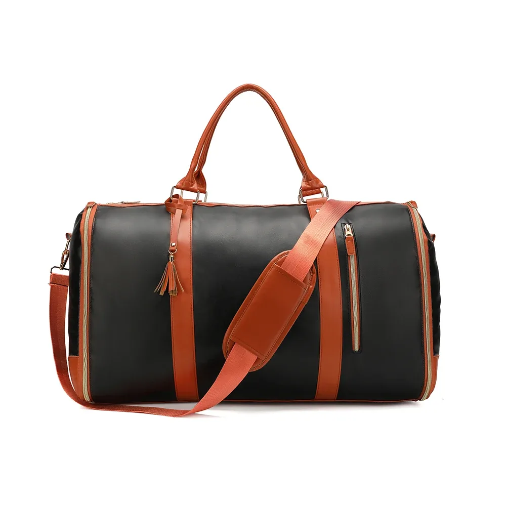 grand sac de rangement pliable en pu pour femme, sac à main grande capacité, bagage, voyage, sport, extérieur, multifonction, mode