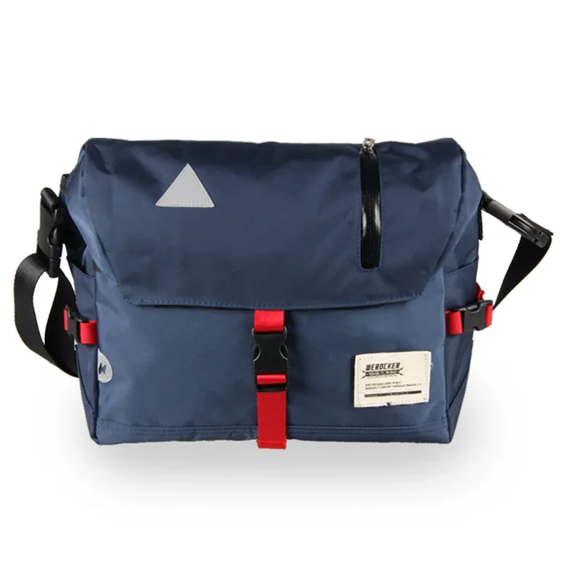 sac messager classique en toile, sac à bandoulière initié par le degré d'eau, sac pour ordinateur portable de 13 pouces pour les voyages, le travail, l'université, le cyclisme