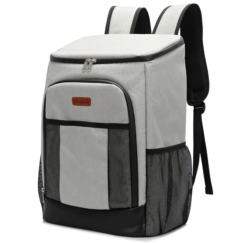 denuoniss sac isotherme sac à dos grande capacité femmes sac thermique isolé en plein air 28 canettes pique-nique alimentaire réfrigérateur sac pour bière