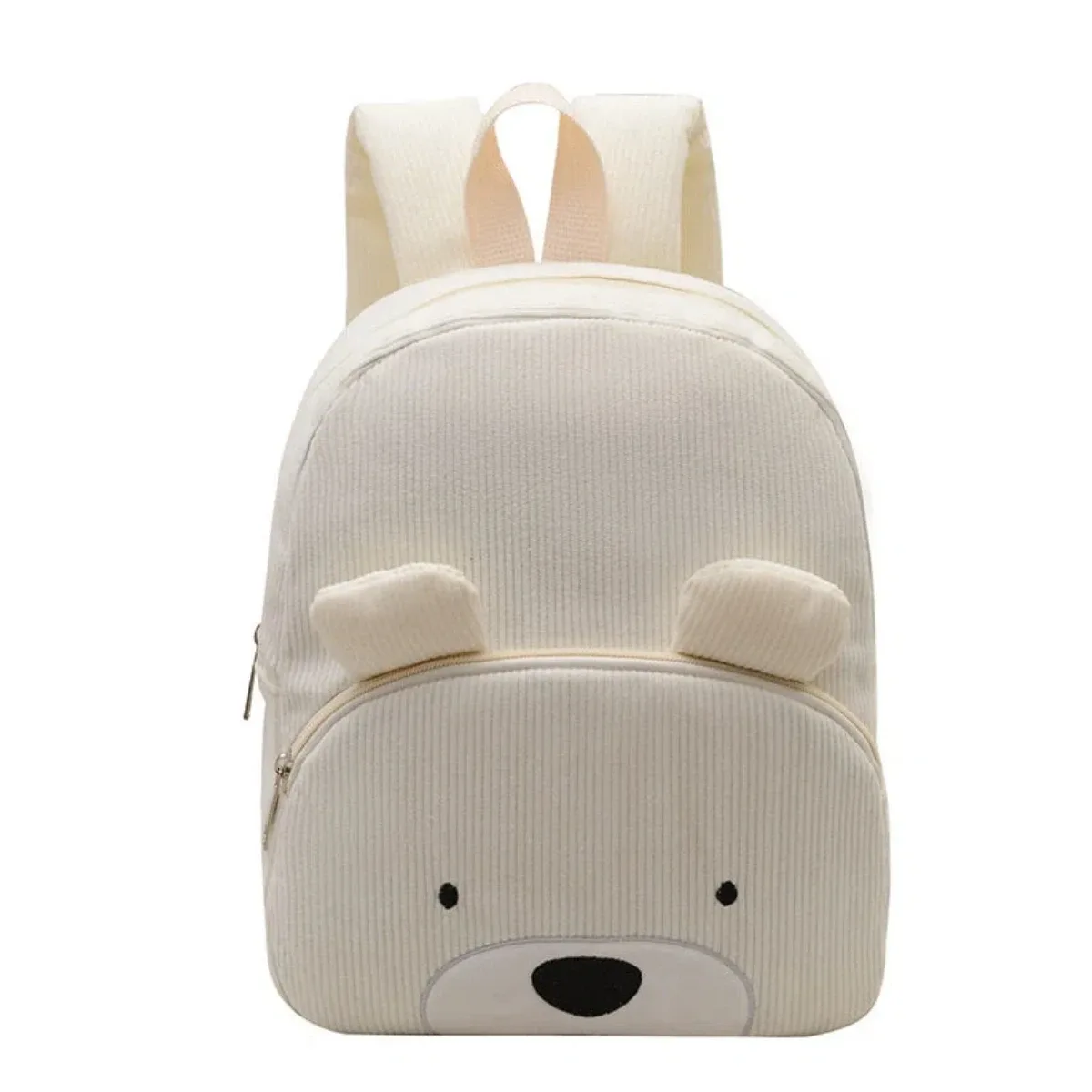 sac à dos de maternelle en velours côtelé, broderie mignonne, nom personnalisé, cartable pour filles et garçons, idéal pour l'école, les voyages quotidiens, cadeau adorable pour enfants.