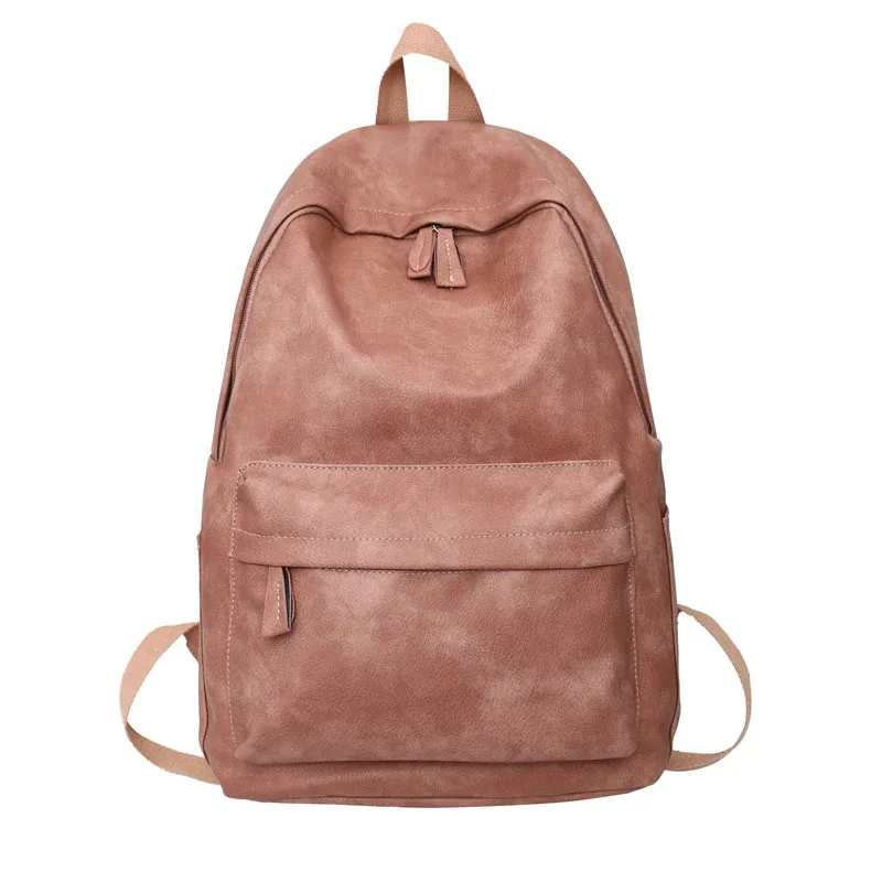 sac à dos femme en cuir pu de haute qualité sac d'école de grande capacité sac à dos pour ordinateur portable unisexe, sac à dos de voyage de mode sac à dos mochila