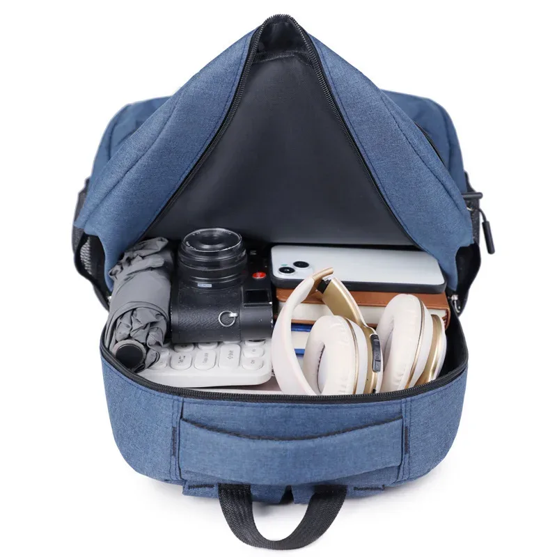 sac à dos pour hommes, sac d'ordinateur de grande capacité, voyage, mode décontracté, affaires, université, lycée, double épaule