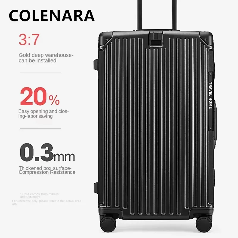 valise polycarbonate aluminium silhouette élégante bandes verticales design moderne roues toupie poignées télescopiques couleur noir blanc vert argent bagage voyage grande capacité
