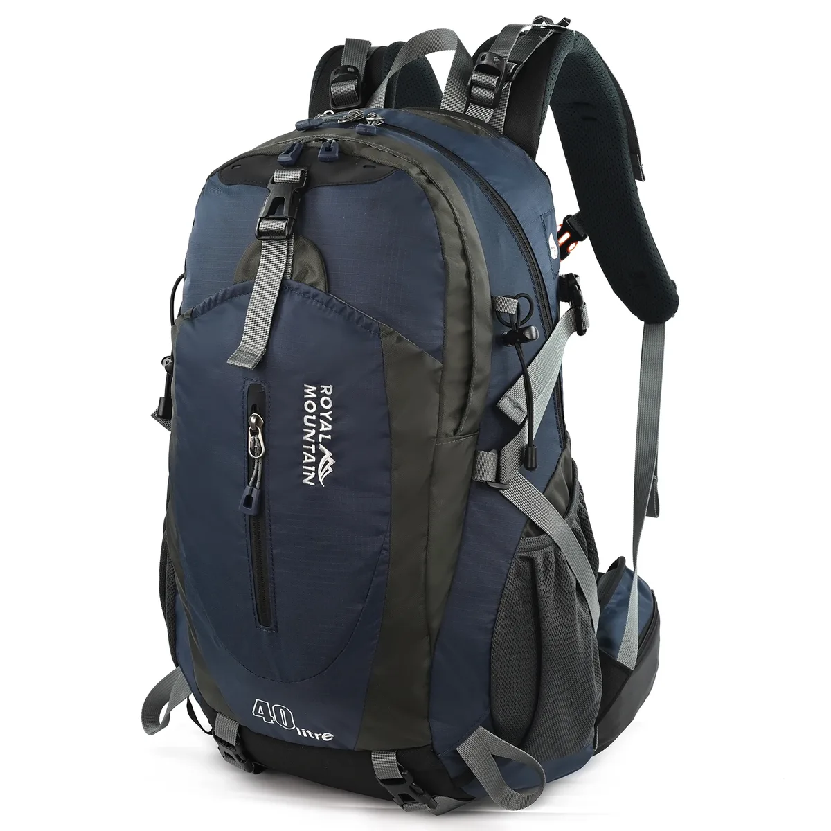sac à dos de randonnée en plein air 40l, léger, respirant, fonctionnel, poche avant ouverte, sac en nylon résistant à l'eau
