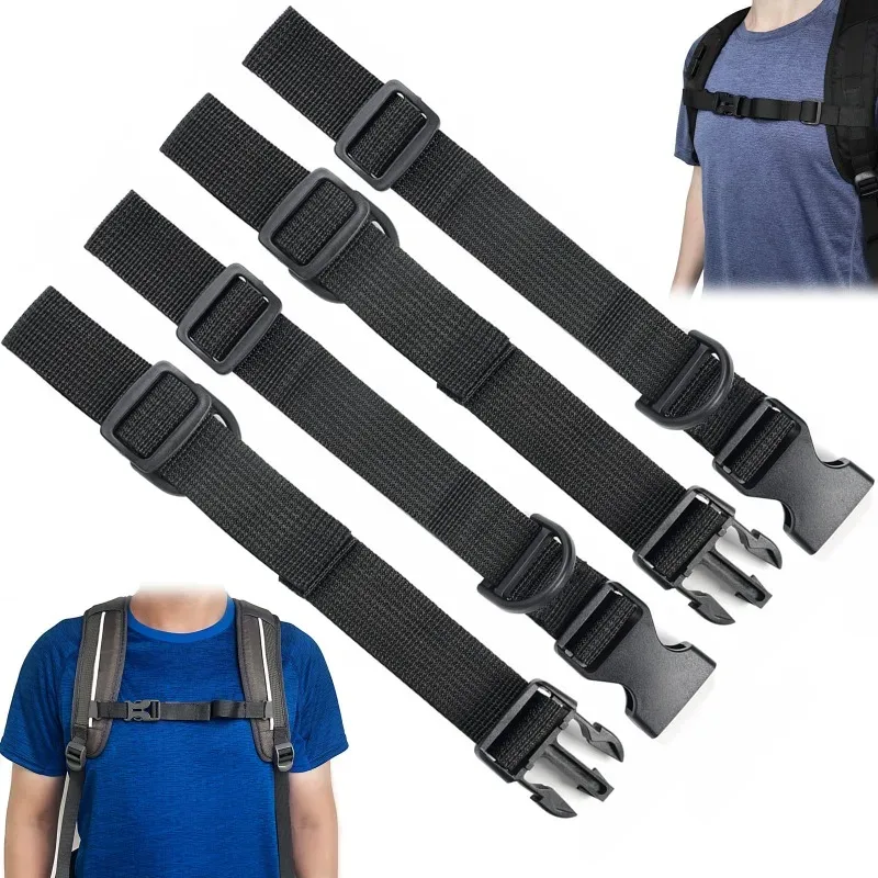 sangle de fixation réglable pour sac à dos (1-10 pièces) – sangle anti-dérapante légère pour cartable, réduit la pression sur les épaules, connexion facile