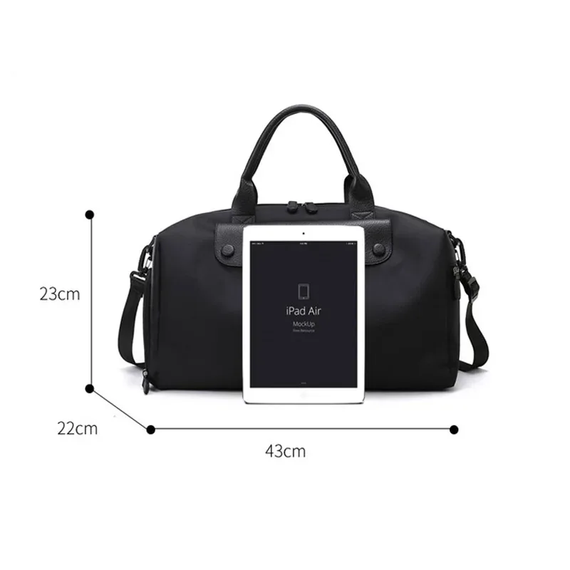 sacs de sport imperméables pour femmes, sacs multifonctions de séparation sec et humide, sac à bandoulière pour entraînement physique, yoga, avec sac à chaussures
