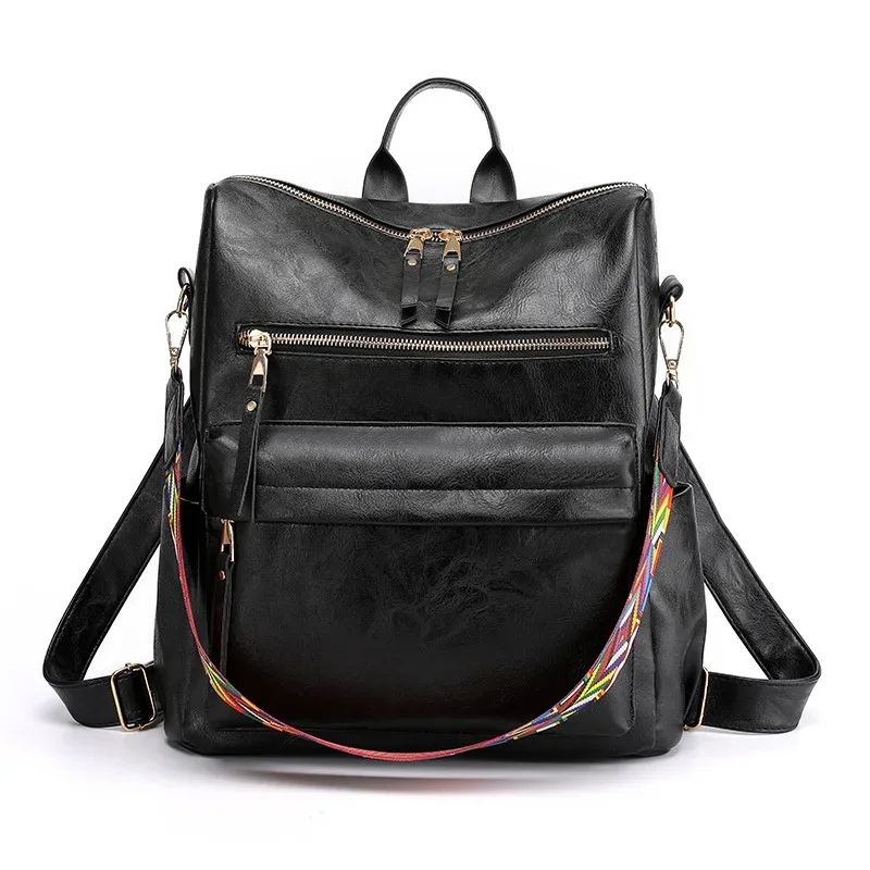 vente chaude femmes pu mode sac à dos sac à main conception polyvalente convertible sacoche sacs à main sac à bandoulière sac de voyage