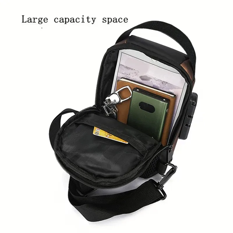 sac à bandoulière compact et pratique, design multicolore, sangle réglable, léger, pour les trajets quotidiens, les voyages en plein air, sac fonctionnel