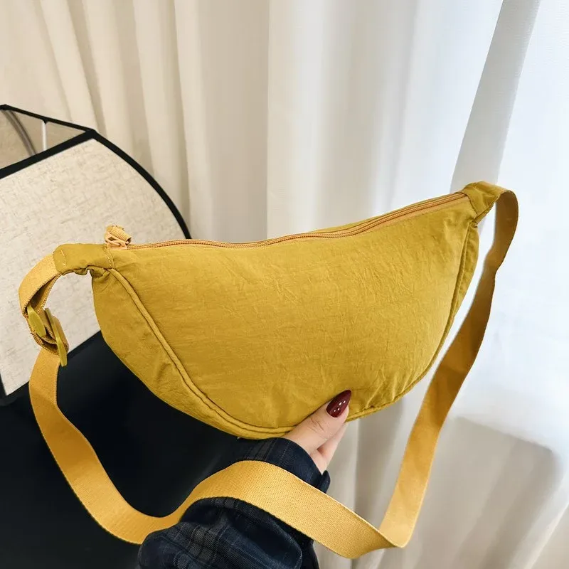 sacs à aisselles en tissu imperméable épais pour femmes, sac à boulettes polyvalent pour femmes, sac à bandoulière simple à usage quotidien