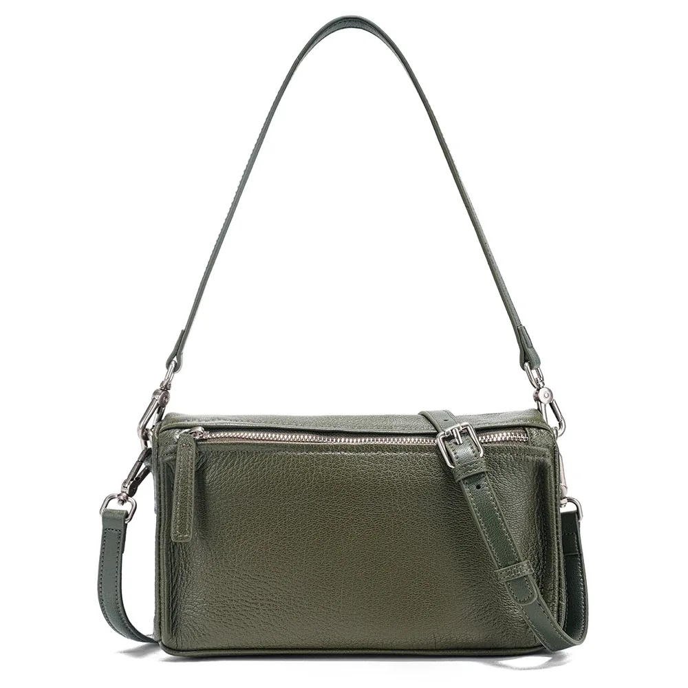 sac à main en cuir véritable zency pour femme, petit sac simple, sac à bandoulière pour femme, sac en peau de mouton, sacs à main 2025, sac rouge