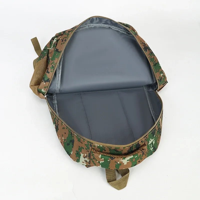 sac à dos camouflage grande capacité - fermeture éclair, randonnée, voyage, sac à dos d'aventure en plein air