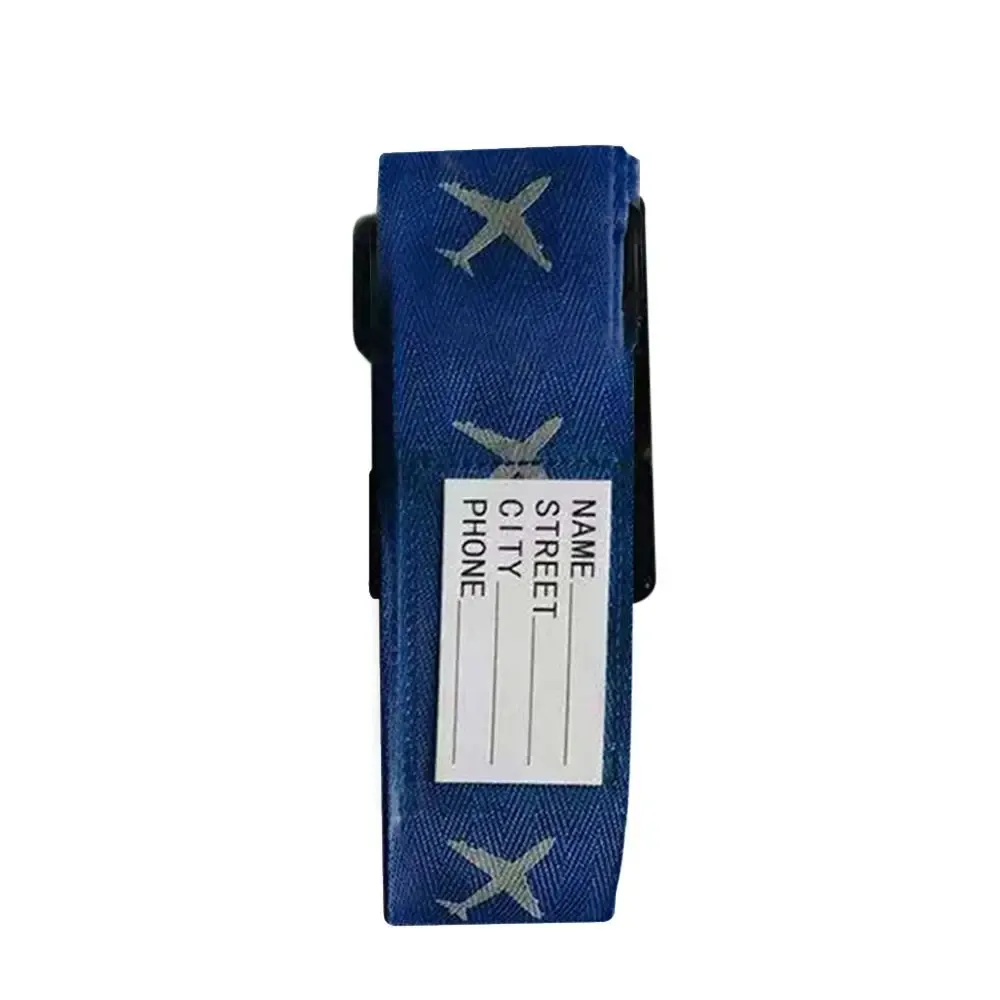 ceinture bagage nylon colorée croix simples voyage adaptation divers formats serrage boucles haute qualité