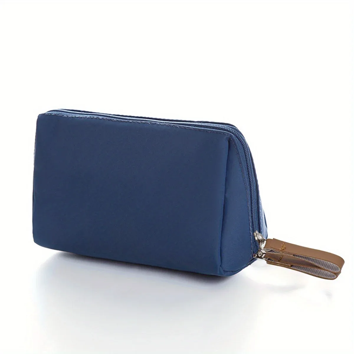 trousse de maquillage pour femmes compacte, portable et étanche, structure en polyester durable, mini trousse de maquillage inodore, 1 pièce