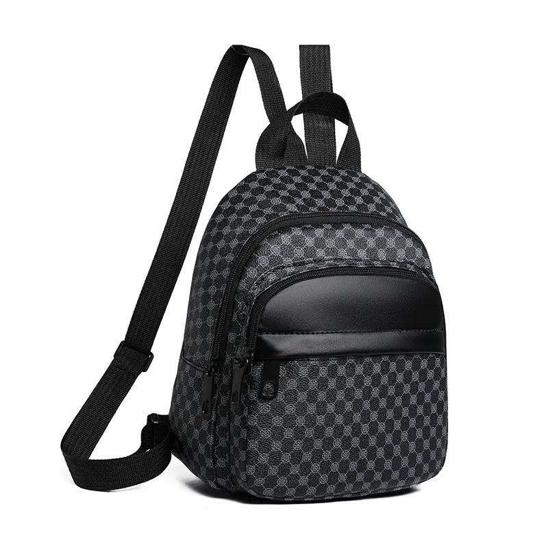 sac à dos mini élégant à motifs multicolores, à bretelles réglables, léger, pour les sorties quotidiennes, décontracté, élégant et fonctionnel