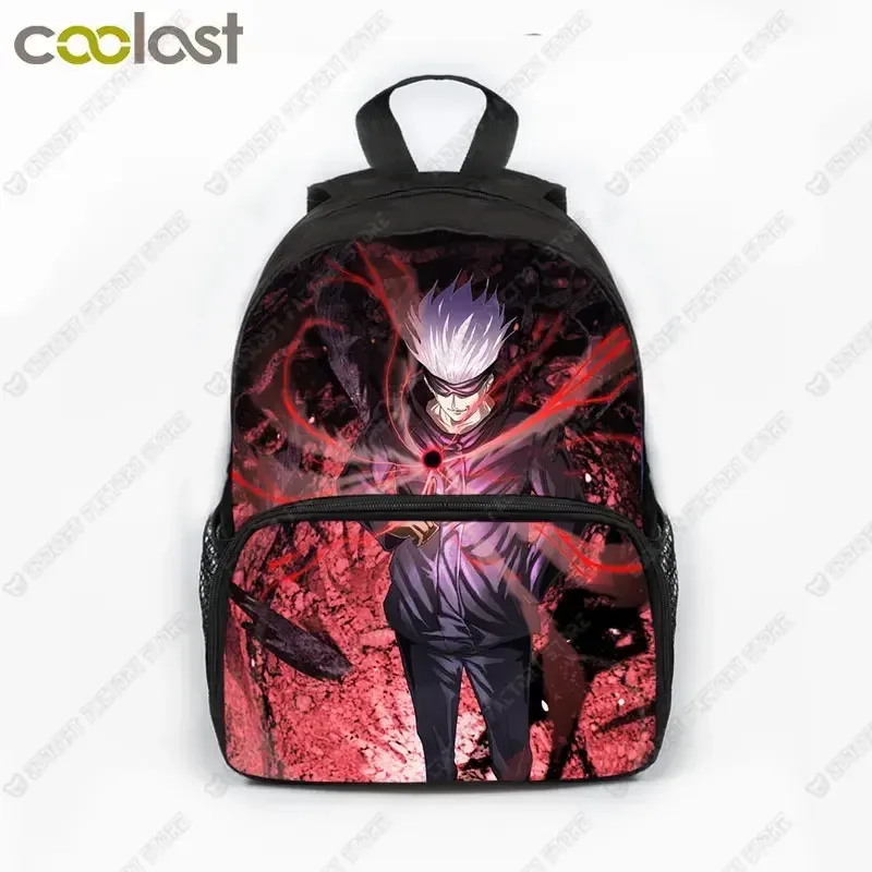 sac à dos de 13 pouces pour enfants, cool gojo satoru, yuji itadori, papeterie scolaire pour garçons