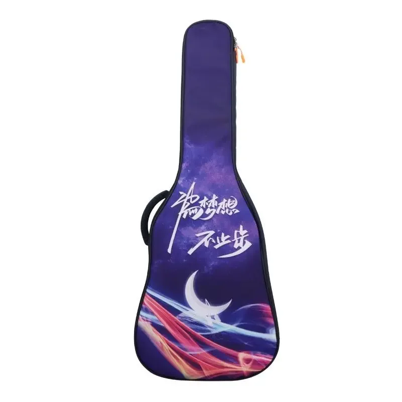 jebag à motif créatif avec sangles à double lancement, sac à dos acoustique rembourré, étui étanche, sacs à dos, 40/41 pouces