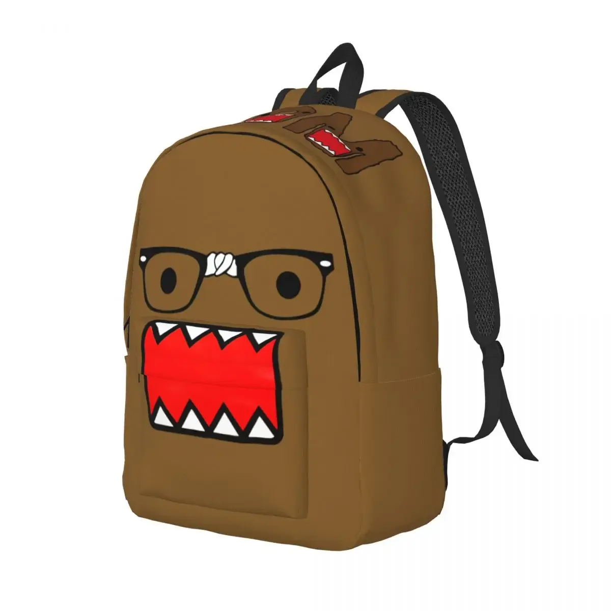 jdm domo kun poupée visage mode sac à dos durable étudiant affaires mignon drôle sac à dos pour hommes femmes ordinateur portable sacs en toile