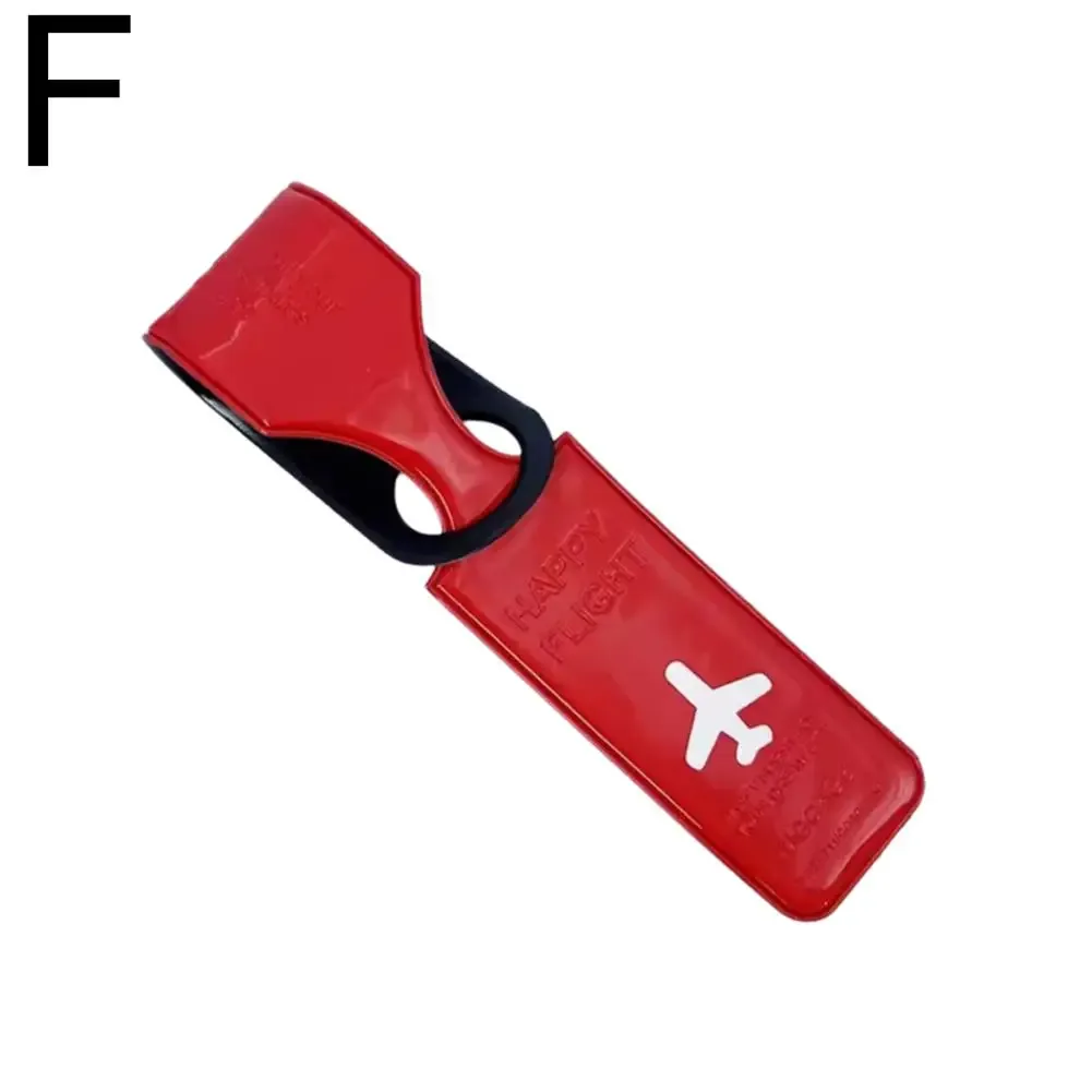 étiquettes de bagage de voyage couverture valise id porte-étiquette de bagage lettre étiquettes d'embarquement de bagages étiquette portable accessoires créatifs voyage