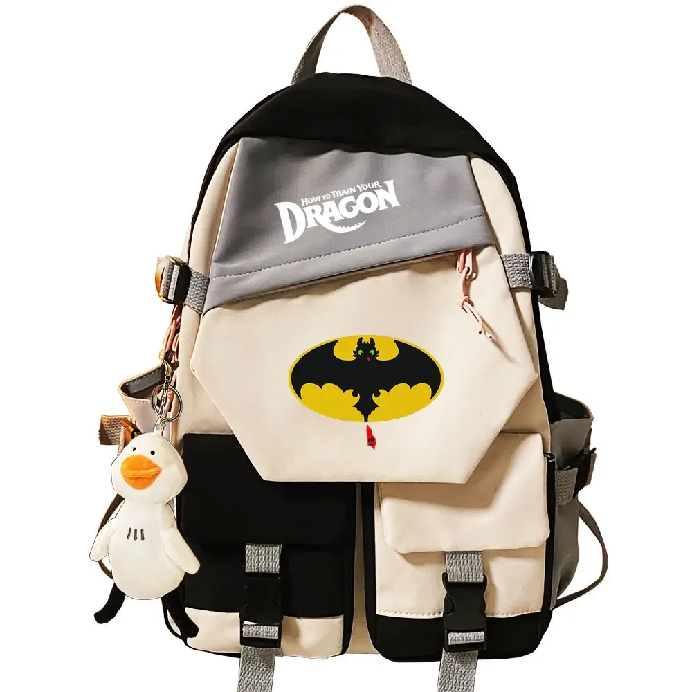 sac à dos pour filles et garçons « comment dresser son dragon », sac à dos pour l'école, sac à dos pour adolescents, femmes, voyage, ordinateur portable, sac à dos pour étudiants, mochila