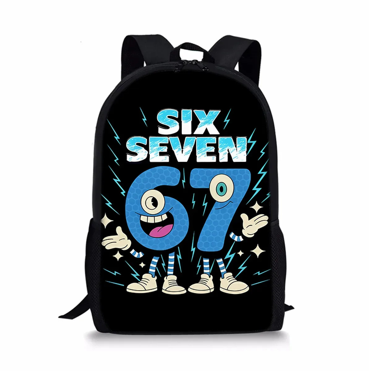 sacs à dos classiques populaires et amusants 67 six sept pour écoliers, sacs d'école imprimés en 3d, sacs à dos oxford imperméables pour garçons/filles, sacs à dos pour ordinateur portable