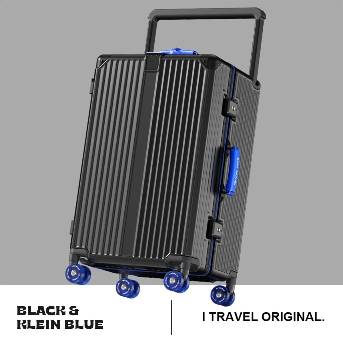 valise trolley rigide grande capacité aiweiny avec serrure tsa 3/7 séparables, roues silencieuses détachables et poignée télescopique large pour voyage