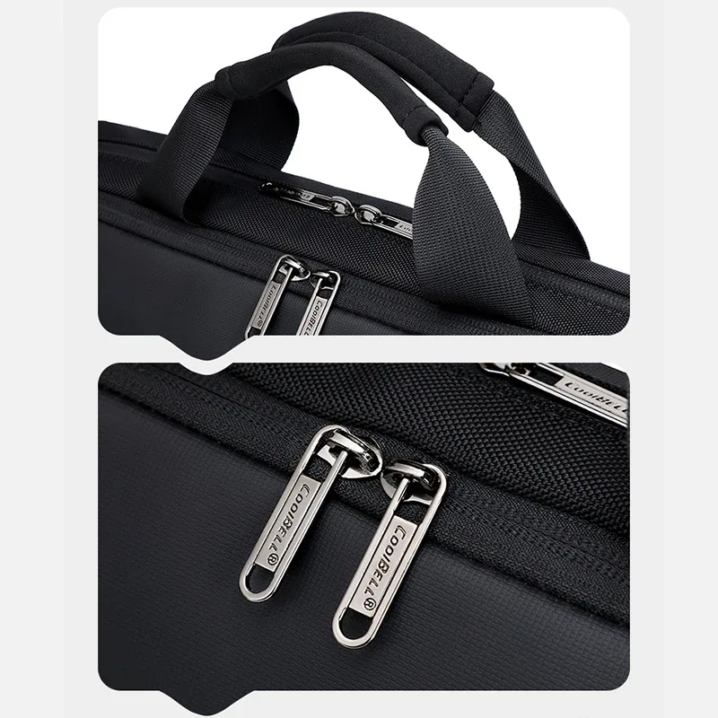 porte-documents portable léger haut de gamme personnalisé avec logo sac à bandoulière pour ordinateur portable 15 pouces sac officiel pour hommes nom imprimé en gros