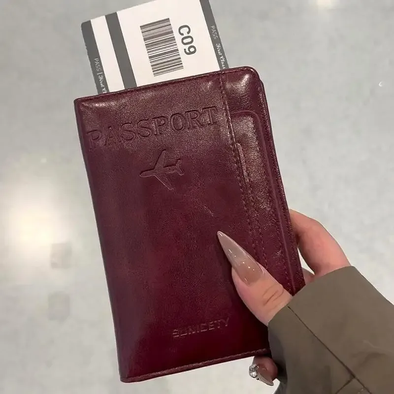 porte-passeport durable, étui pour documents de voyage, étui de protection pour passeport, sac pour femme, organiseur d'identité étanche