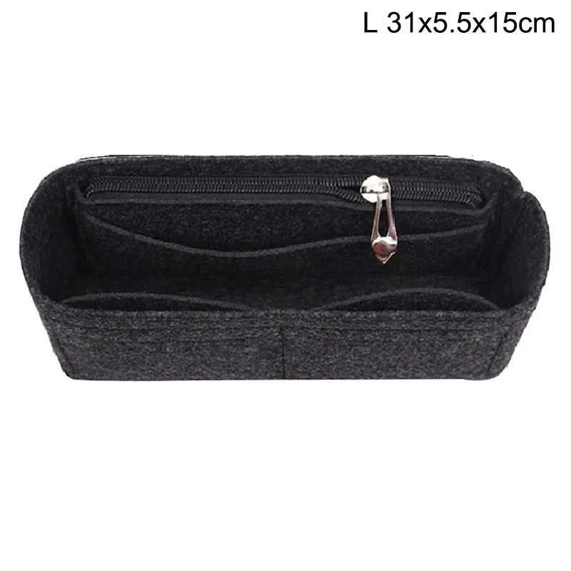 organisateur de sac à main en feutre pour femme, insert multi-poches, doublure de sac pour sac fourre-tout avec 8 poches, pour les voyages et l'usage quotidien