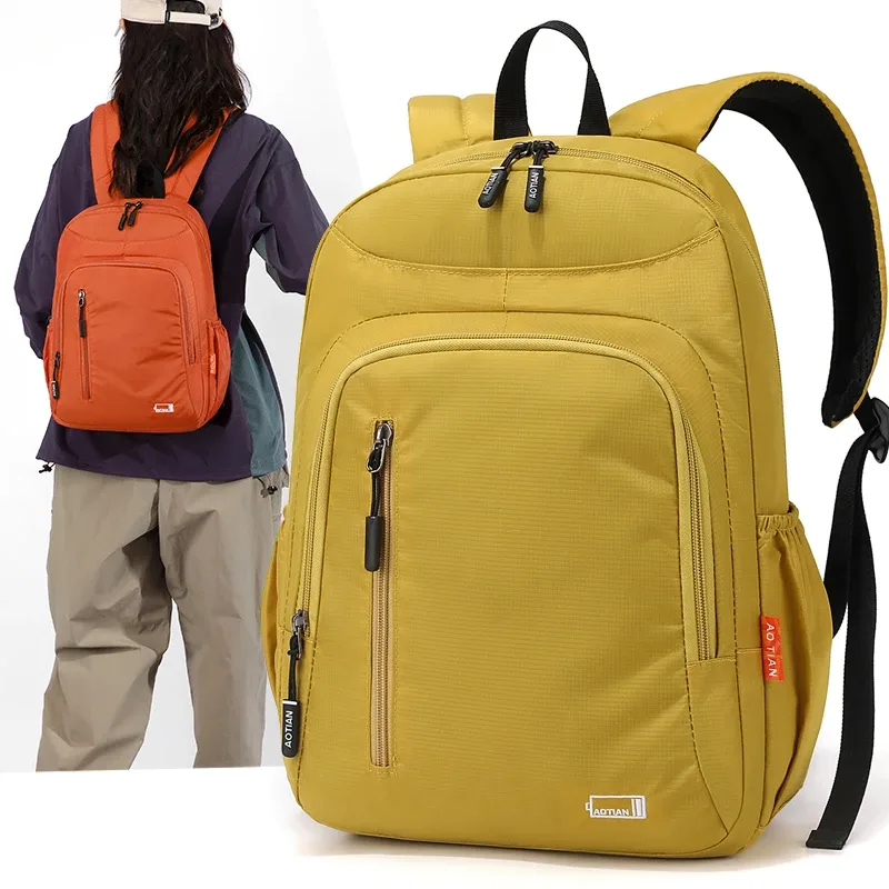 sac à dos oxford imperméable pour femmes, sac à dos de grande capacité pour l'école, sac de voyage léger et portable pour dames