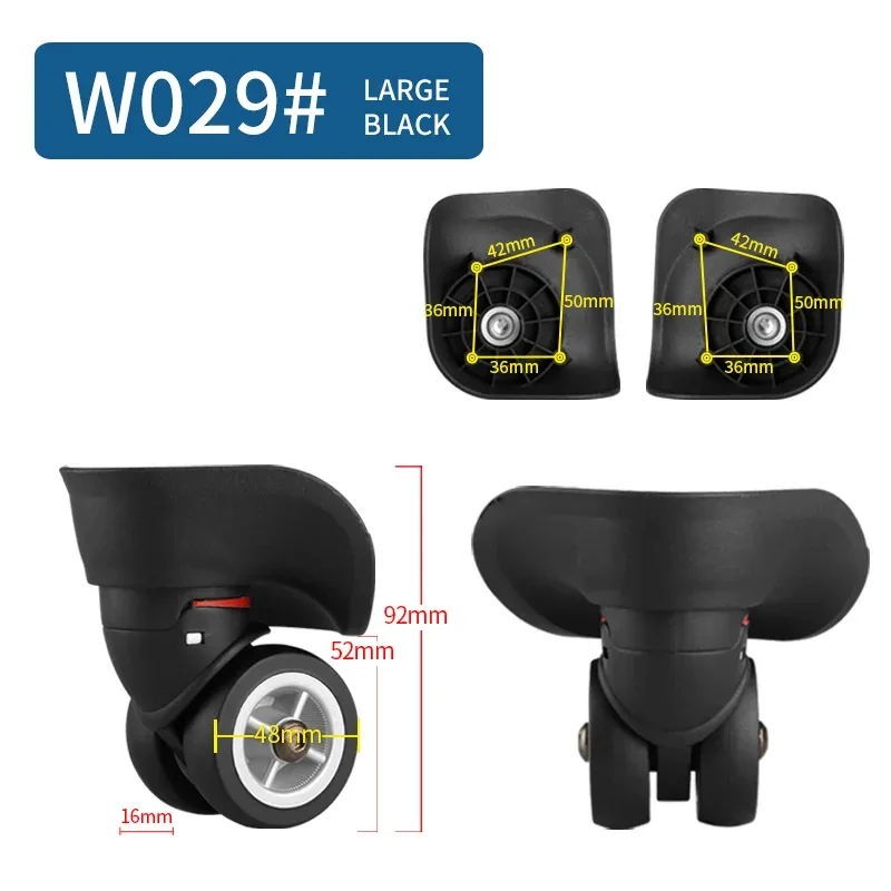 valise à roulettes universelle, accessoires de roue, pièces de rechange pour valise, roue à bagages, entretien universel p